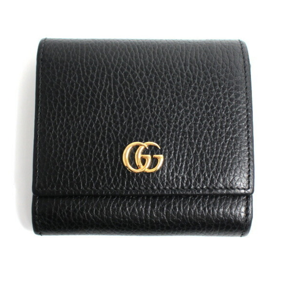 Gucci GG Marmont Bifold Wallet Black Flap - Picture 1 of 3